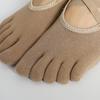 Rutschfeste Yoga-Socken für Damen mit doppelten Kreuzriemen und Fünfzehen für den Innenbereich