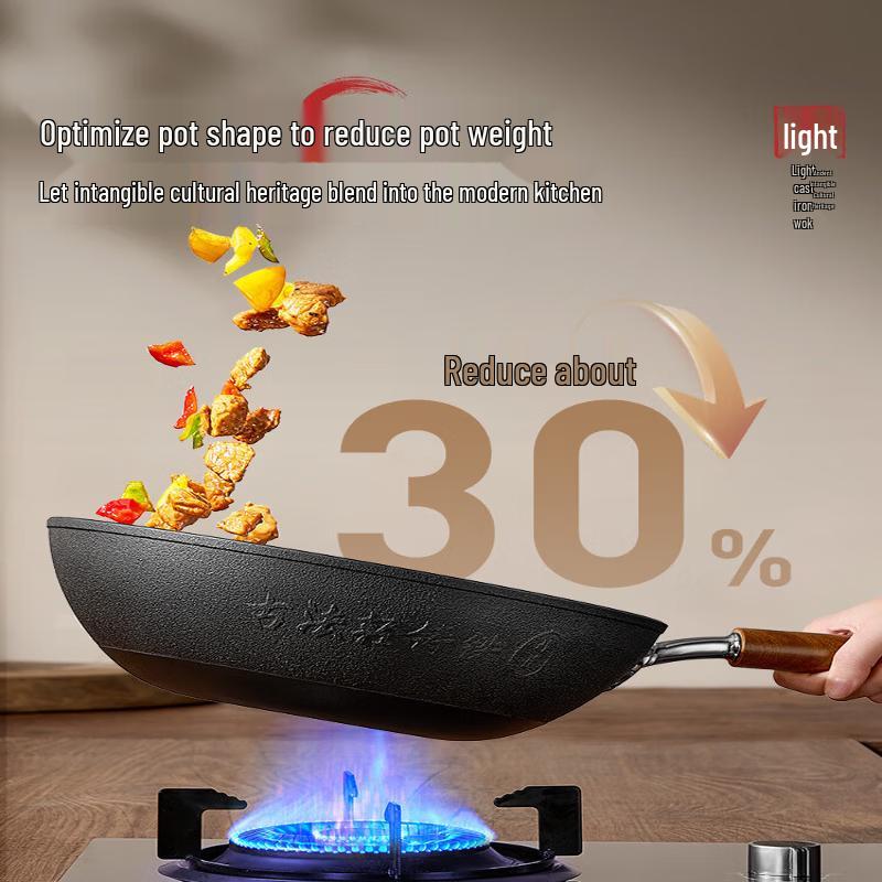 COOKER KING Heritage Cast Iron Frying Pan