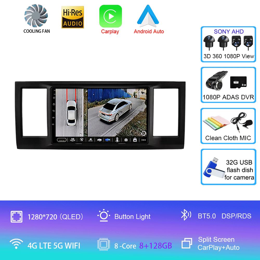 Android 14 Pentru Volkswagen Caravelle 6 T6.1 T6 2015 - 2020 Radio Auto Multimedia Player Video Navigație GPS 5G WIFI Carplay Auto