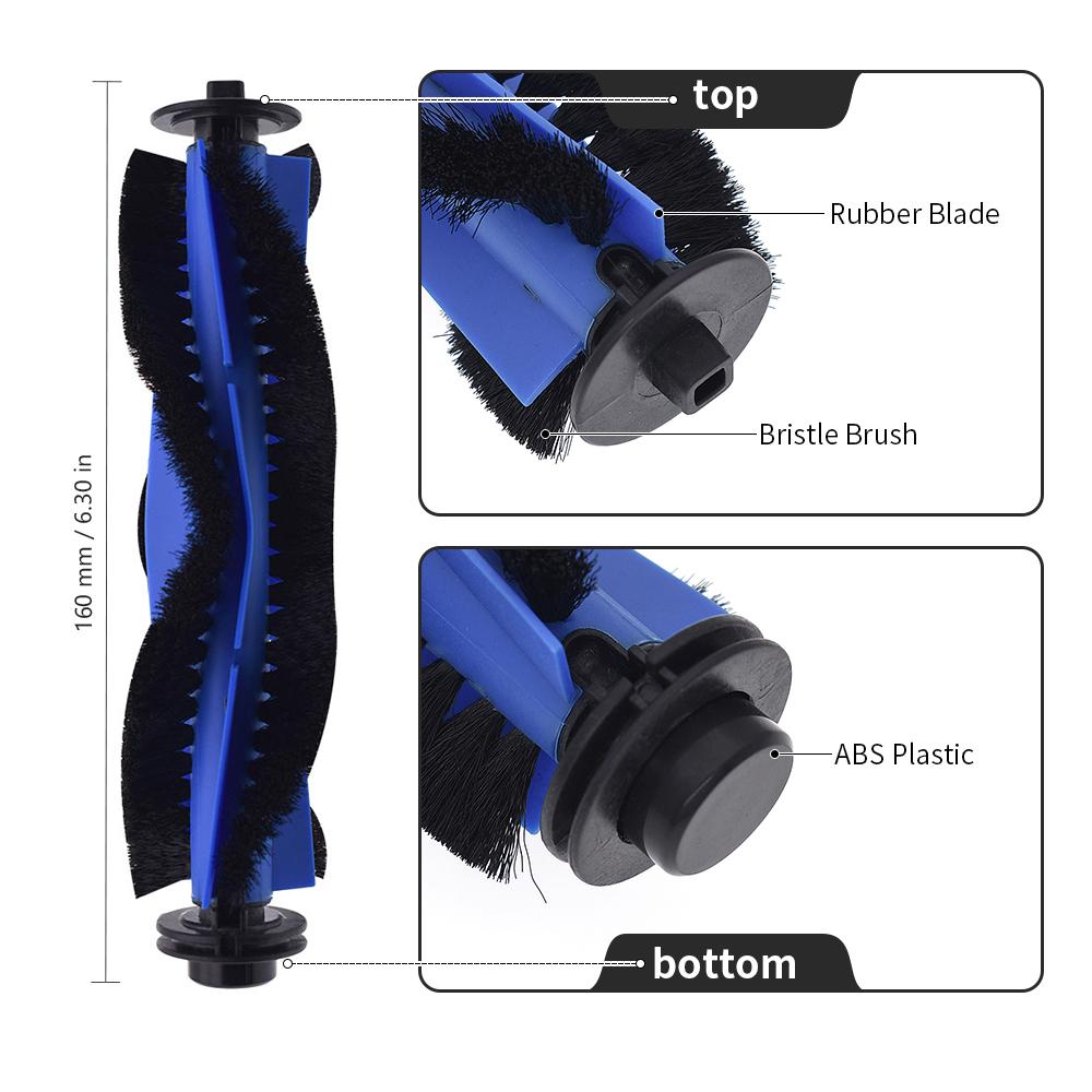 Roller Side Brush Filter for Eufy Robovac 11S Max 15C Max 30C MAX G10 G30 Hybrid Robot Vacuum Cleaner Replacement Accessories