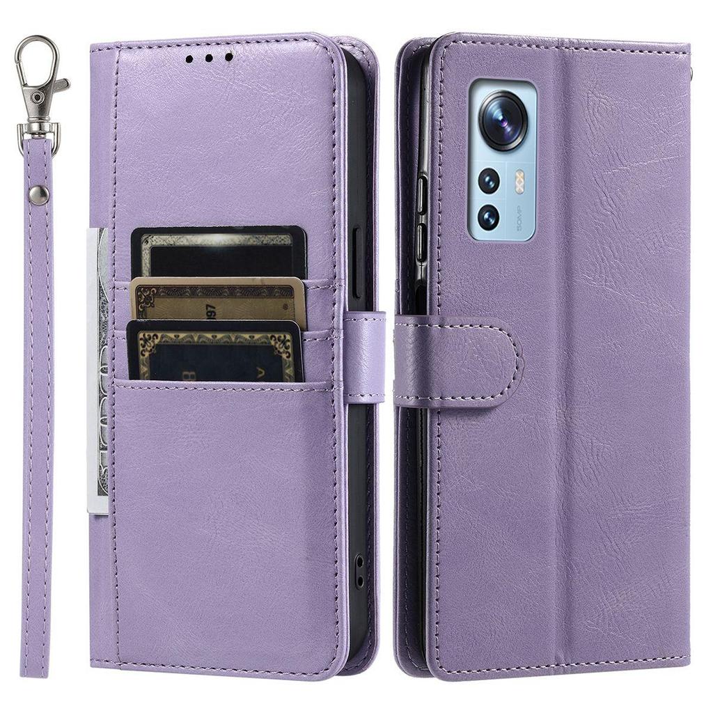Cover for Xiaomi 12T Pro,12T,12 Pro,12X,Mi 12 Lite,Redmi Note 12S 4G Retro PU Leather Flip Wallet Phone Case Multi Card Slots