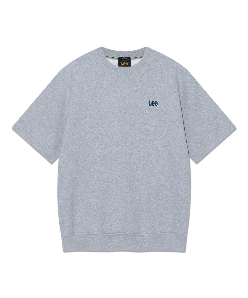 LEE Small Twitch Logo Short Sleeve Sweatshirt Gray