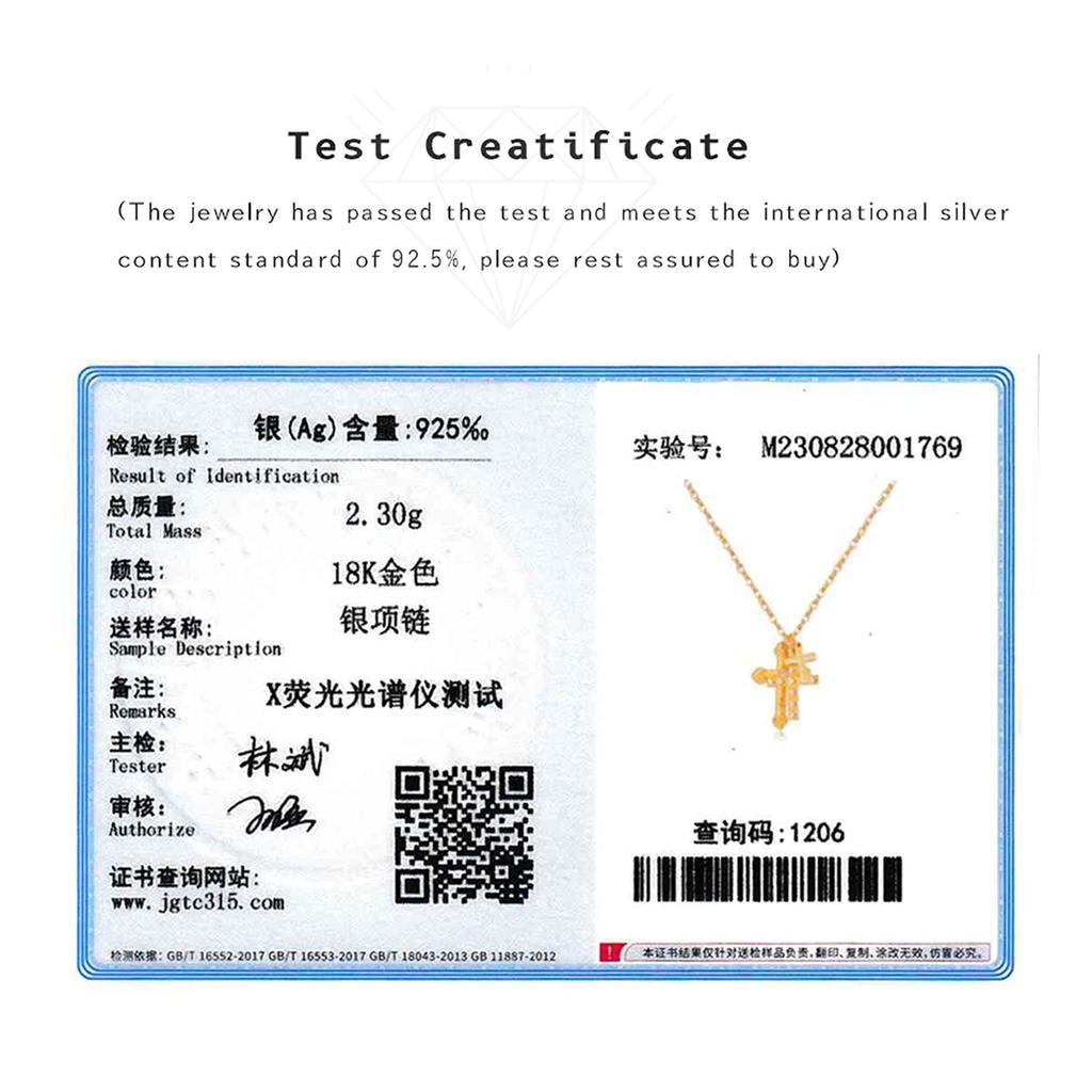 ANDYWEN 925 Sterling Silber Drei Kreuz Anhänger Kette Halskette Frauen Große Dicke Luxus Edlen Schmuck