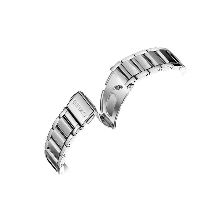 Seiko Gents Quartz Series Casual Business Fashion Quartz Movement Stainless Steel Strap Women watches Blue SWR033P1