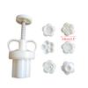 Hand-Pressure Moon Cake Mold Flower Shape Cookie Stamps Moon Cake Makers MidAutumn Festival DIY Cookie Pastry Tool