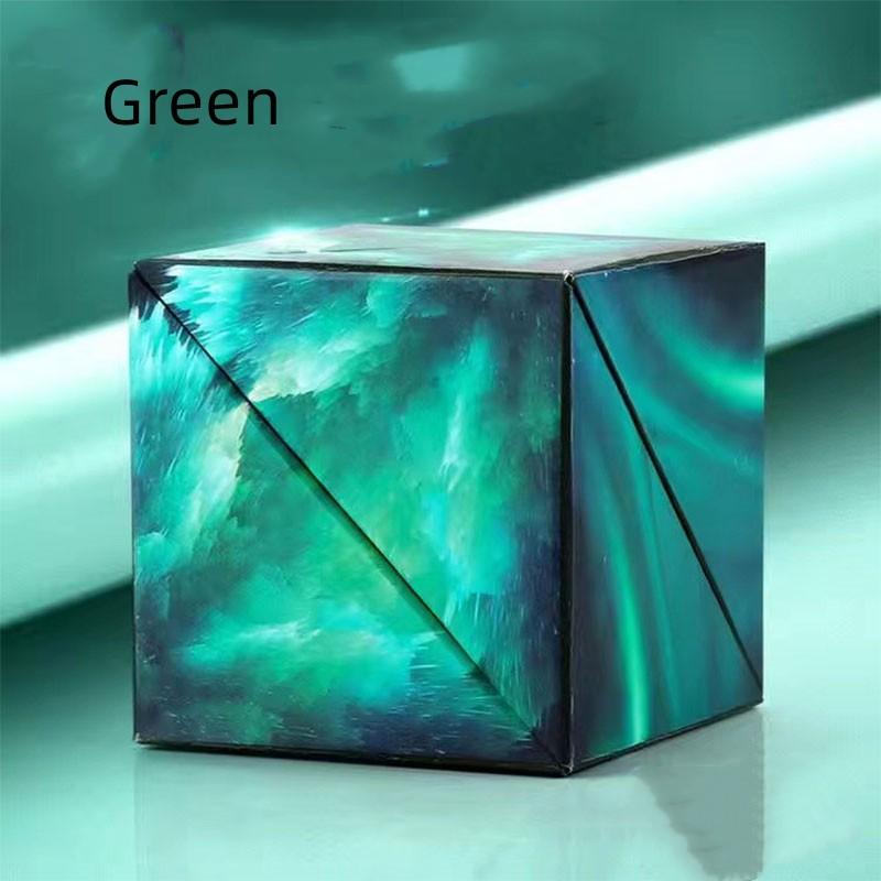 

Бесконечность Геометрический 3D Куб Детская Магнитная Головоломка Игрушка для Тренировки Интеллекта зелёный