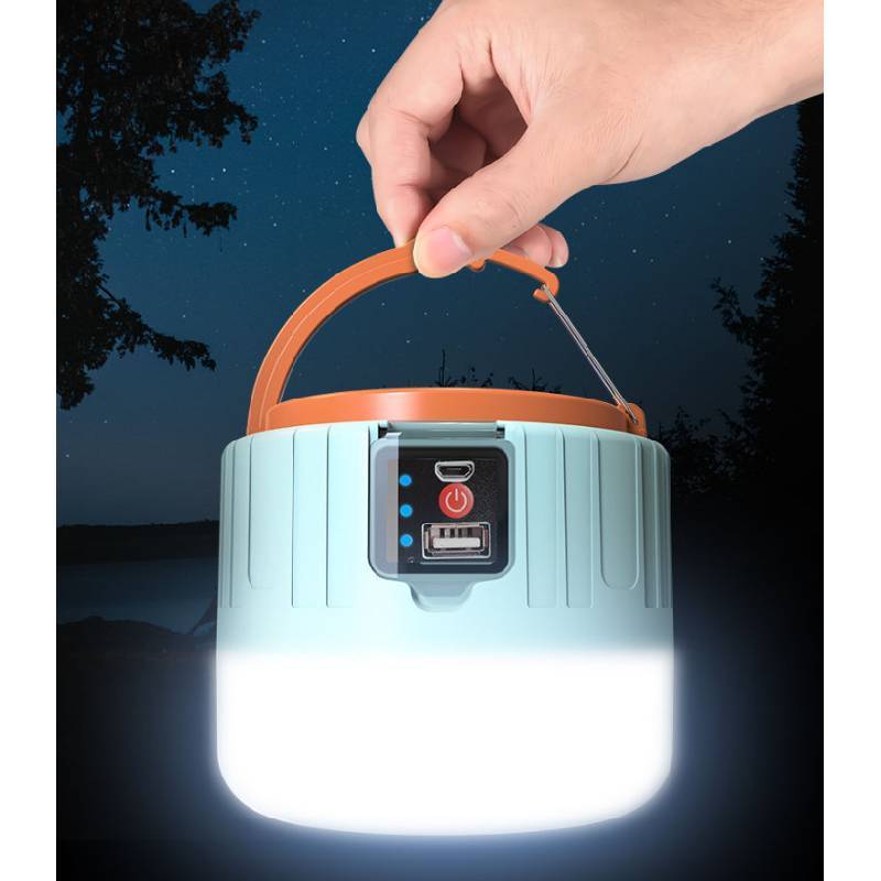 Camping Lantern With Led Solar Power Emergency Light For Outdoor Adventures