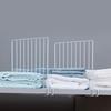 Shelves Separators Iron Clothes Shelf Organization Divider Metal Separator Moveable Clamp For Bedroom Clothing Bags Display For