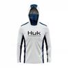 Mens Quick-Dry Fishing Hoodie With Dust-Proof Face Cover UV Protection Lightweight Bamboo Fiber Outdoor Sport Apparel