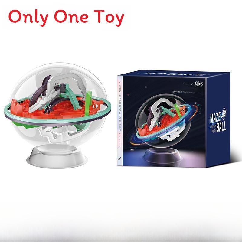 Space Maze Series Mini 3d Puzzle Cube With Balancing Balls For Kids And Brain Training