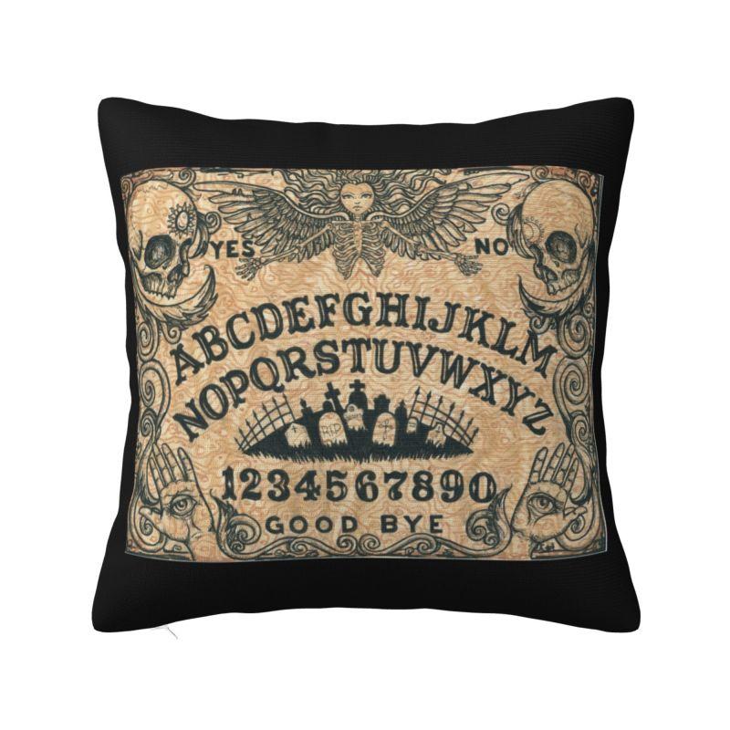 Ouija Spirit Board Pouzdro na polštář Pohovka Halloween čarodějnictví Okultní severský povlak na polštář čtvercový povlak na polštář