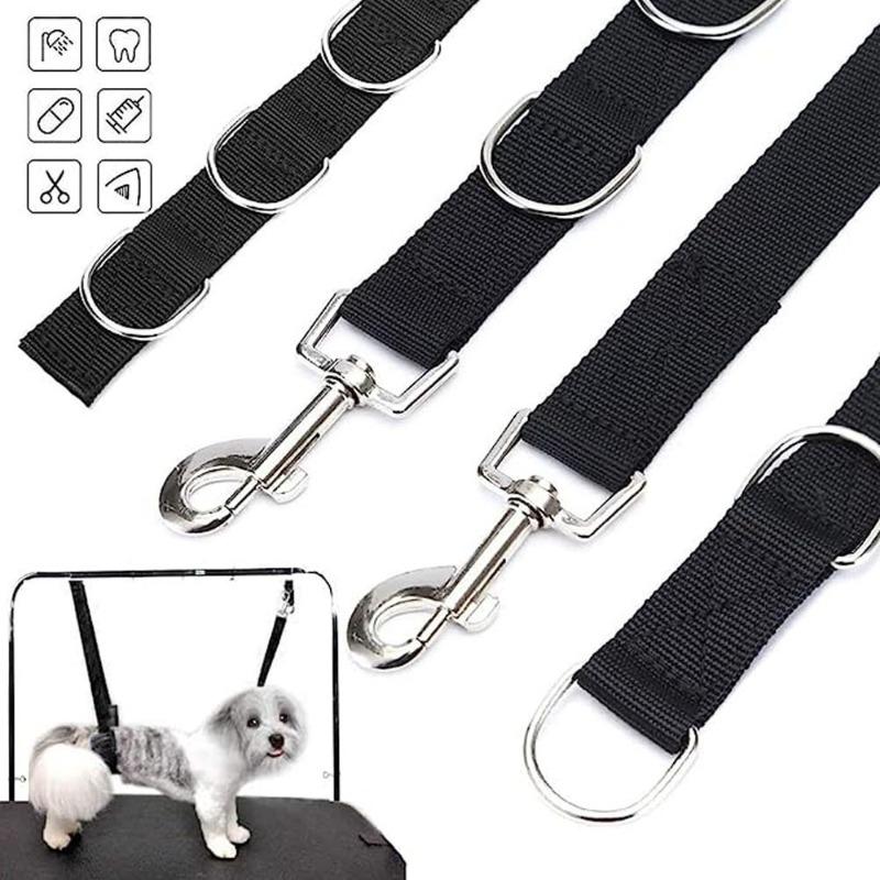 Pet Grooming Fixation with Adjustable Nylon Dog Grooming Belly Belt Pet D-Ring Bath Belt