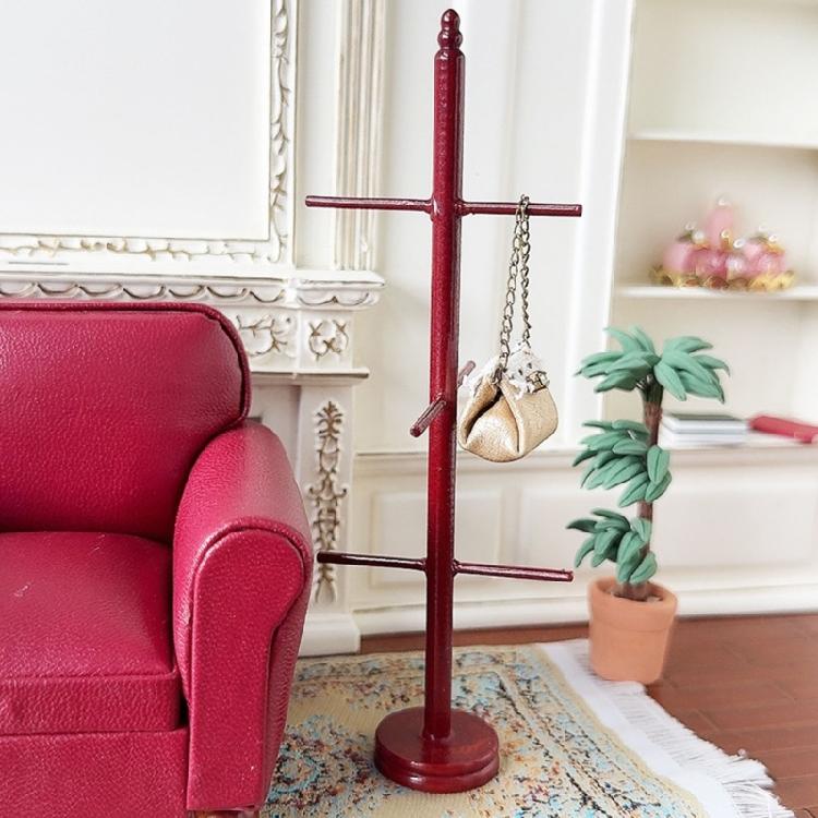 Realistic Miniature Hanger Coat Organizer For Craft Model Project 1/12 Scale Doll House Furniture Scene Landscape Kits