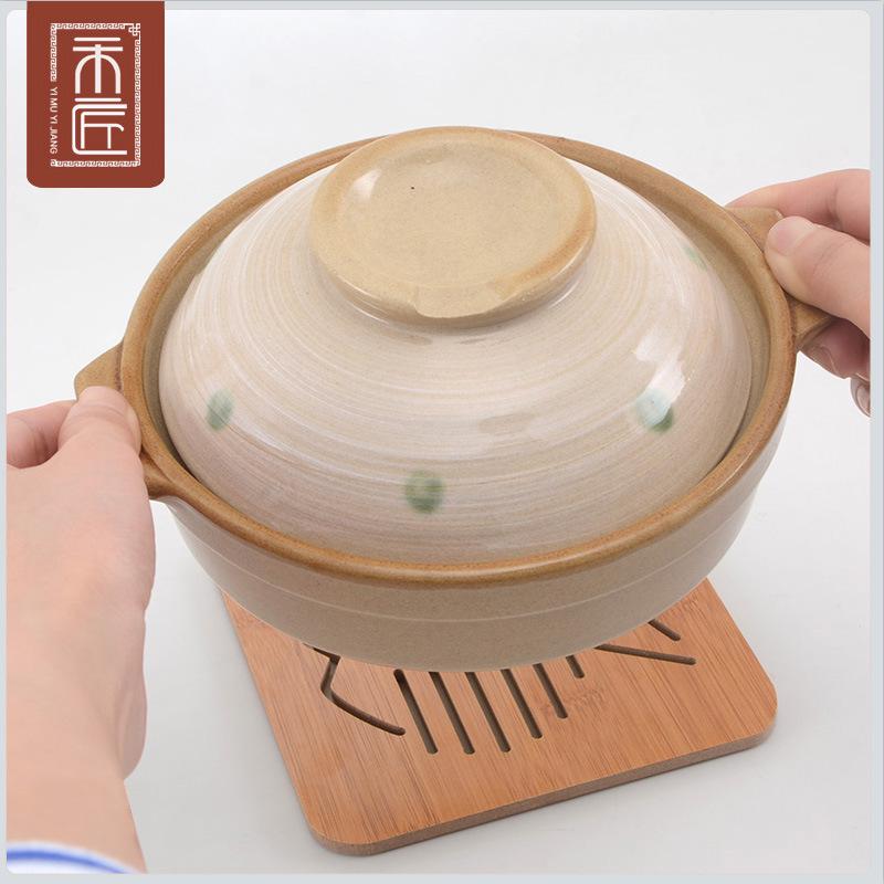 Yimuyijiang Wooden Insulation Pad and Coaster Set