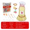 Kids' Pretend Play Kitchen Set: Cooking Utensils, Baking Tools, Apron & Chef Hat for Girls