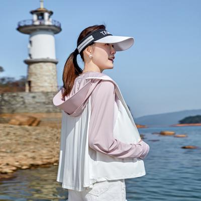 Hooded Sunscreen Clothing Women's Summer Clothing New Cycling Clothing Breathable Shirt Cool Thin Skin Clothing Sunscreen Clothing