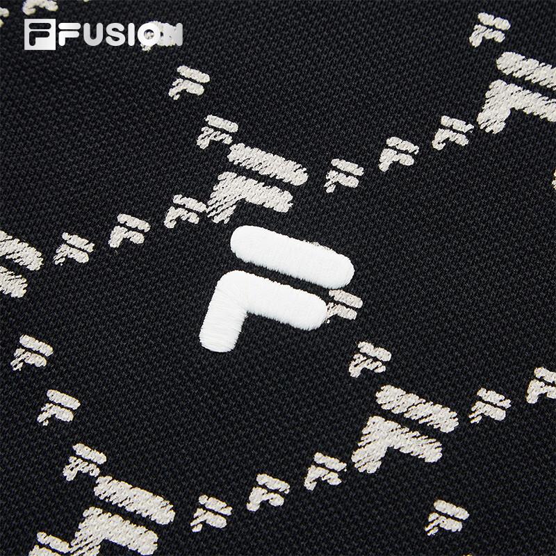 FILA Women's Full Print Knit Polo Dress