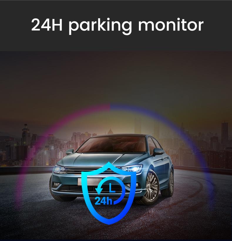 Skywonder A3 Professional Dashcam Video Recorder Dual Lens Parking Monitoring Built-in GPS WiFi Hotspot Two-Way Voice Intercom