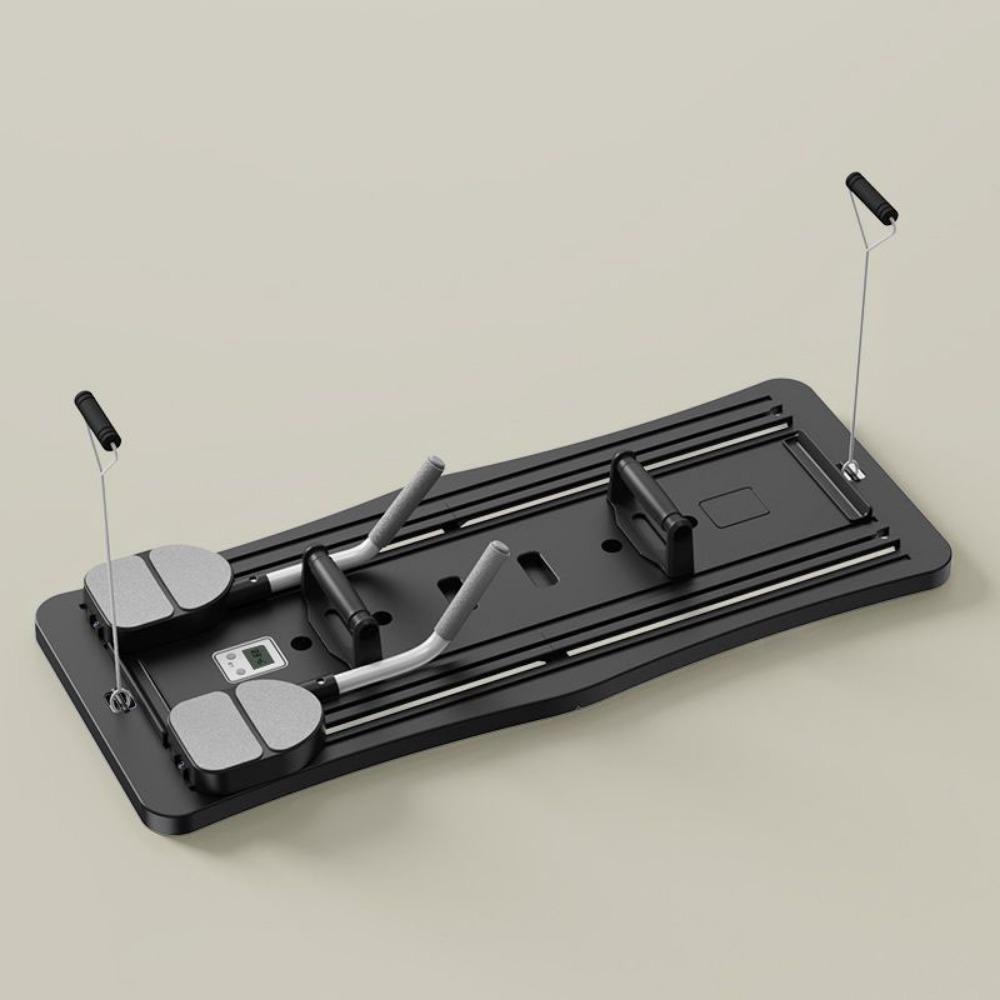 с натяжным тросом Доска для упражнений на пресс Тренажер для ног и рук Фитнес Домашнее оборудование для тренировок Отжимания чёрный