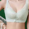 Steel Rimed Bra Women's Plus Size Bra No Sponge Summer Thin Bra Full Cup Anti Sagging Bra