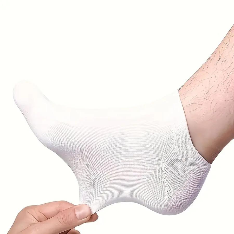 5 Pairs Men's Boat Socks Business Sport Sweat Absorption Mature Summer Autumn Solid Color Non Pilling Versatile Ankle Socks
