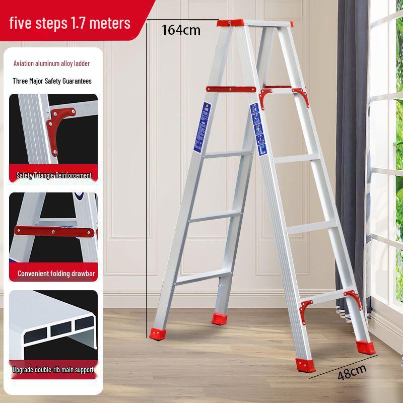 2-3M Multifunctional A-Frame Aluminum Alloy Ladder for Construction