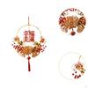 Lunar Year Floral Wreath for Home Celebration