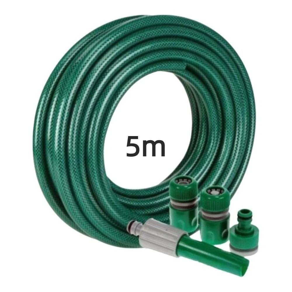 With Nozzles Plastic Water Pipe 5/10/15/20m Sprinkler Soaker Hose Garden Hose Set  Washing Cars
