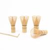 Sample Song Dynasty Matcha Ceremony Tool Set: Hundred-Pronged Bamboo Whisk, Chasen Stand, Tea Scoop, Stirring Brush