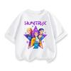 Y2K KPop Demon Hunters Kids T-shirt Cartoon Figure Printed Tops Tees Boys Girls Casual Short Sleeve Tshirt Children's Clothing