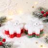 Christmas Tree & Reindeer Snowflake Scented Candles – Festive Holiday Souvenirs