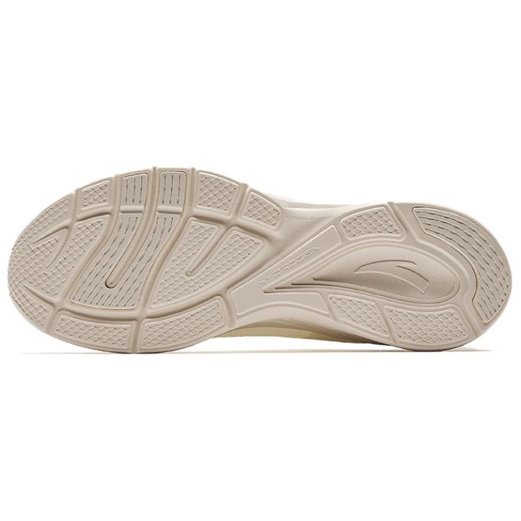 New Anta Light Breeze Abrasion Resistant Slip Resistant Low Top Casual Running Shoes Women's Beige 122525540-4
