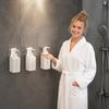 Bathroom Shelf for Shampoo Conditioner Soap Dispenser - Shower Rack for Bath Products