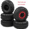 Durable Soft Rubber 2.2" Rock Crawler Tires With Foam For Axial Scx10 Wraith Trx-4