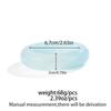 DIEZI 3 Style Exaggerated Trendy Sky Blue Acrylic Resin Wide Bangles Bracelet Vintage Fashion Bangles For Women Men Gift Jewelry