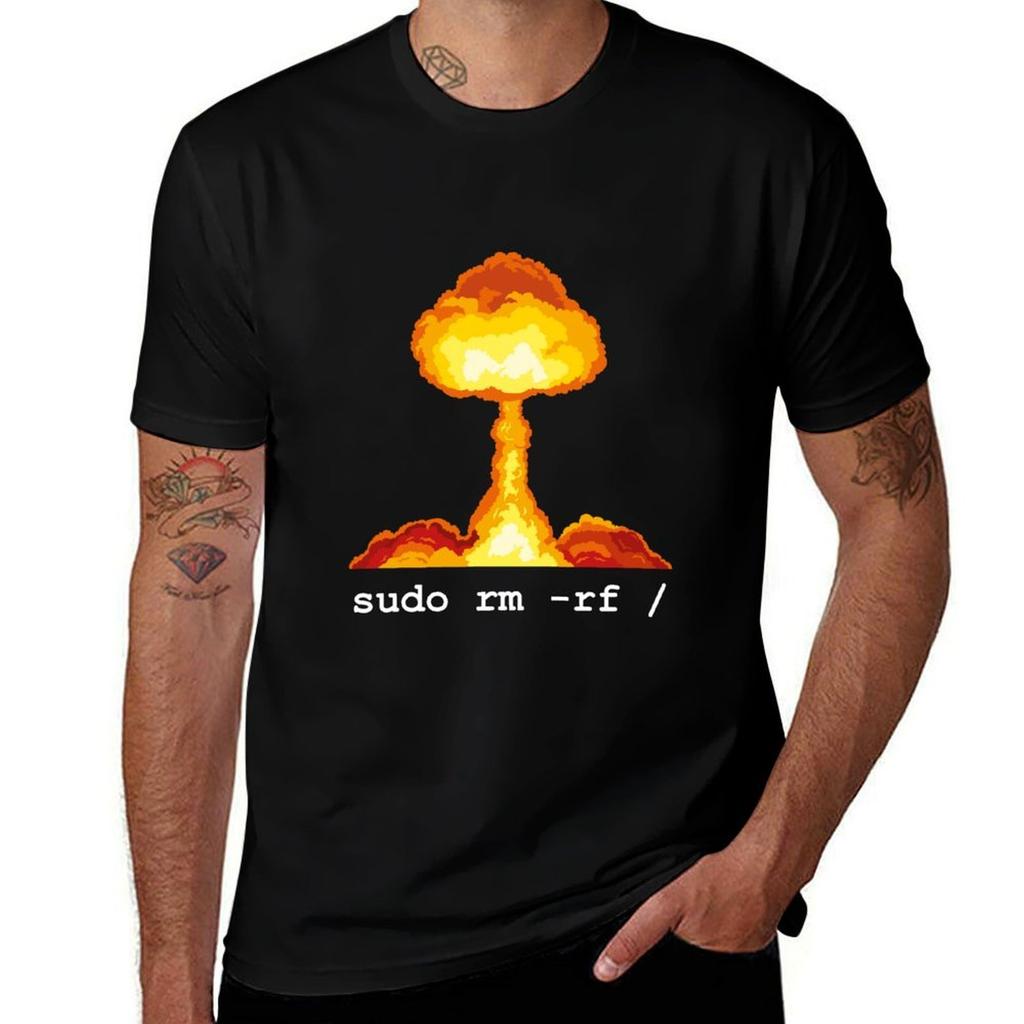 Linux Funny Linux ComUnisexd Sudo RM RF for Unisex Unisex Linux TShirt Daily Wear Print TShirt