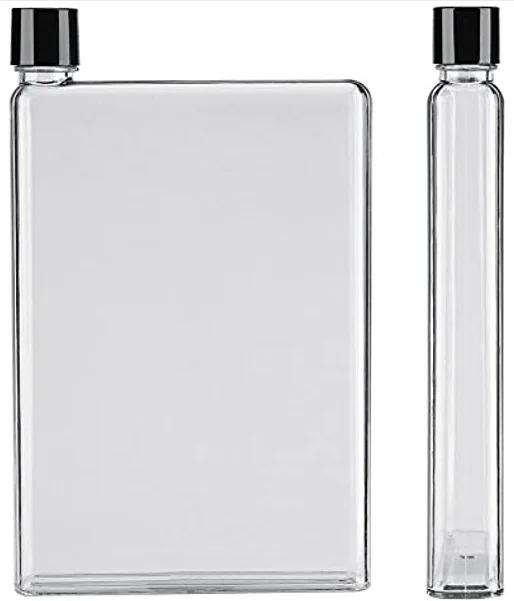 

Бутылка для воды 750 мл, плоская, хрустальная, прозрачная, пластиковая, чайник, переносная, спортивная, бутылка, чашка, посуда для питья 0.25L