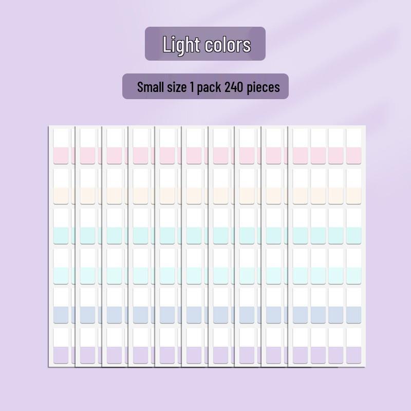 Colorful Student Writing Index Sticky Note Bookmark