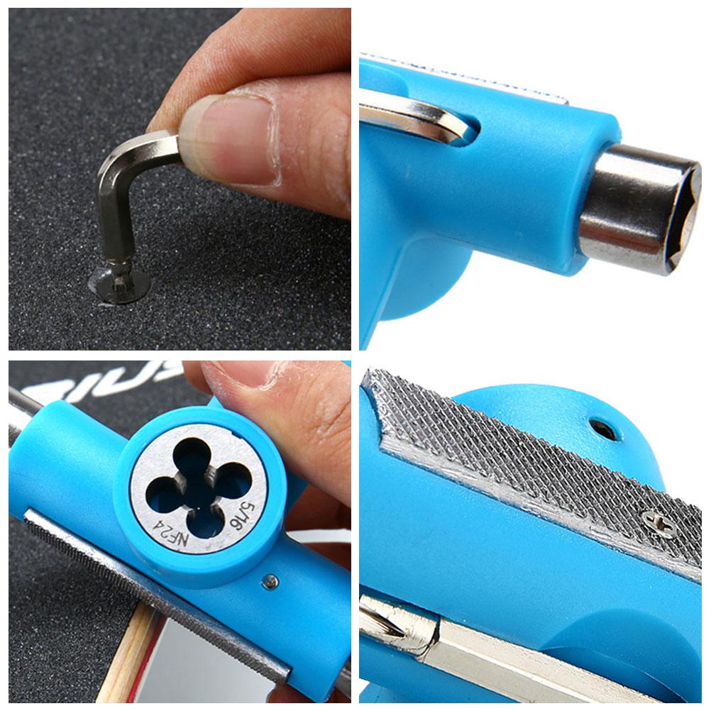 Portable Skate Tool 10 in 1 Multi Function Skateboard Tools
