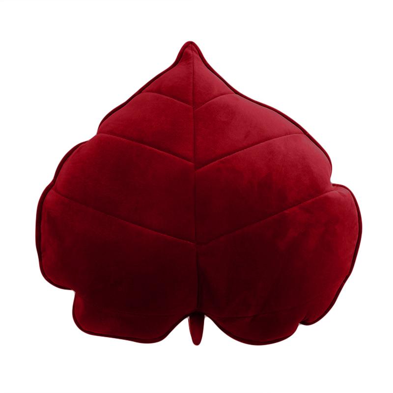 13/50cm Nordic Style 3D Leaves Pillow Soft Simulation Leaf Cushion Bedroom Back Cushion Child Bed Decor Anti-Collision Pillow