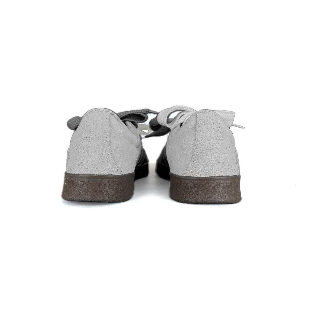Adidas VL COURT 2.0 Abrasion Resistant Low top Skateboard Shoes Unisex Silver Gray HQ1802(Team502-)