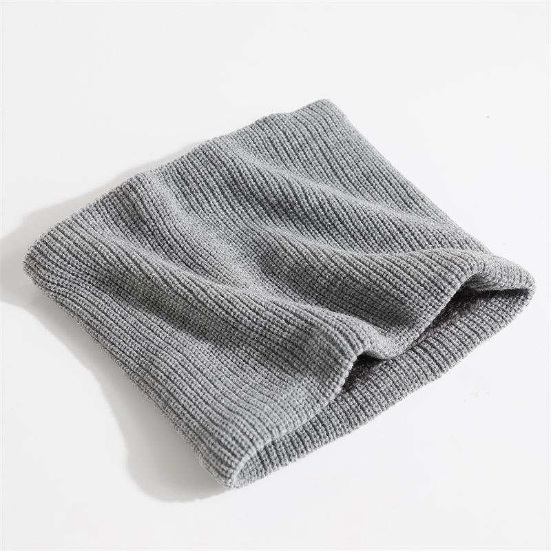 Einfarbiger Dicker Ring-Schal Mode Winter Warm Gestrickt Damen Herren Outdoor Vollmasken Schals Schal Halstuch