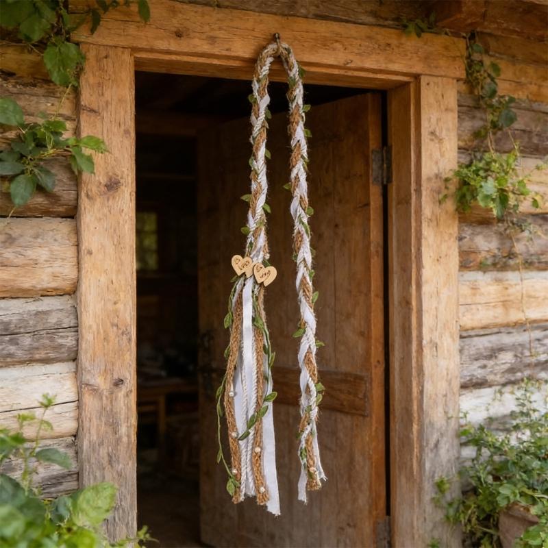 Traditionelle Handfasting-Schnur für Hochzeitszeremonien Dekoration Einfaches Handhabungsdesign Lazos Para Boda für besondere Anlässe
