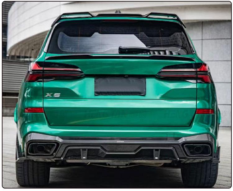 Suitable for BMW X5 G15/G18 SQ: Carbon Fiber Rear Lip & Bumper Diffuser Kit.