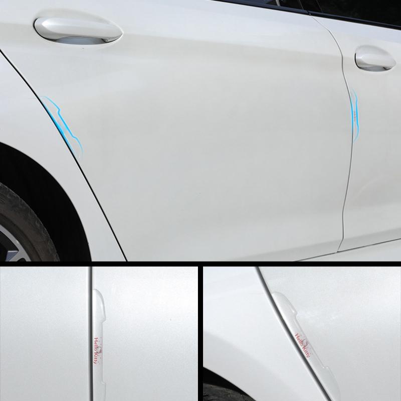 Autocollants transparents anti-collision pour portière de voiture, bande de protection pour rétroviseur, protection des bords latéraux