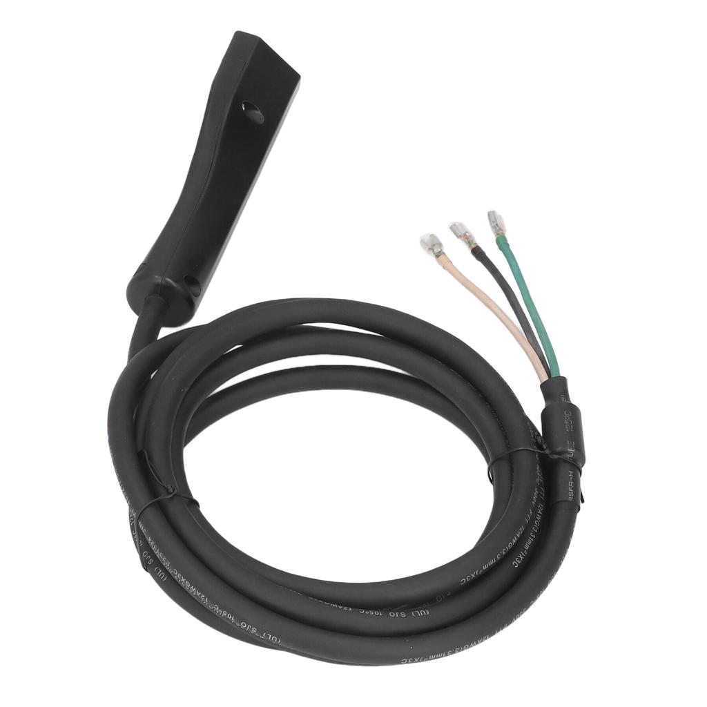 Club Car Charger Plug with Cable 604321 48V 3 Pins ABS Replacement for EZGO RXV 2008‑Up Electric