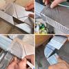 1pc Square Tube Folding Ruler Steel Multifunction Ruler Four-sided Measuring Rule Two C4A5
