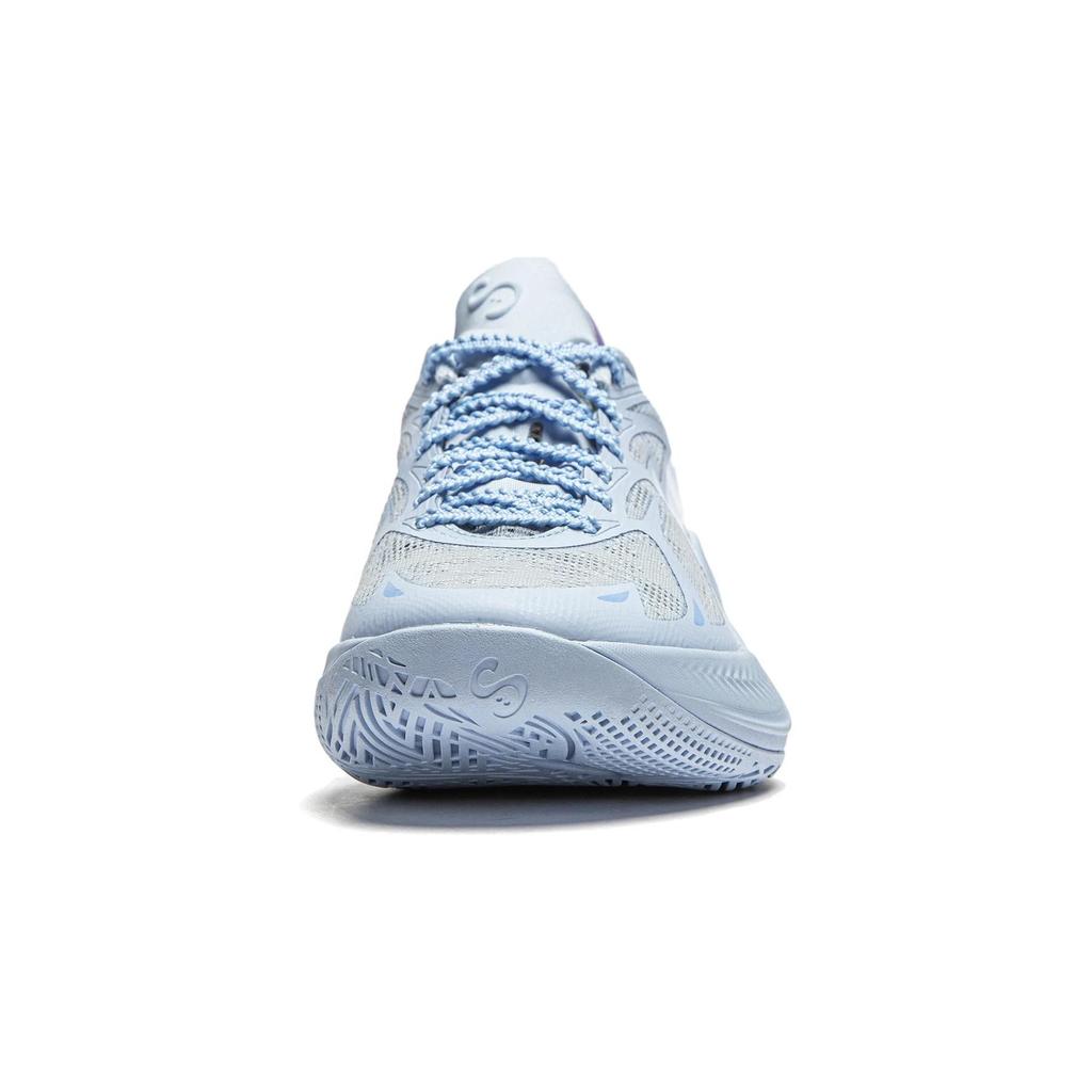 Li Ning Sonic 12 Fabric Lace-Up Lightweight Non-Slip Shock Absorbing Wear-Resistant Rebound Breathable Low-Top Basketball Shoes YKBU054-11