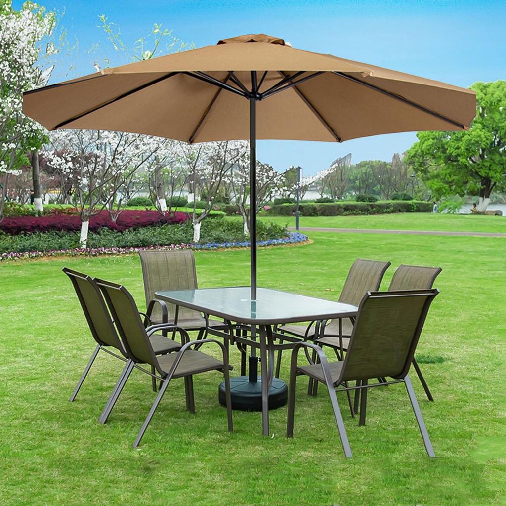 Replacement 6/8 Bones Umbrella Cloth Polyester Sunshade Cloth Waterproof Sun Protection Detachable Washable Rain Gear Accessory