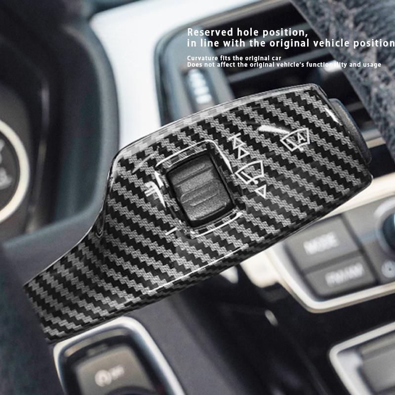 Turn Signal Wiper Switch Trim Steering Wheel Headlight Switch Control Cover Interior Accessories For BMW 1 3 4 5 6 7 Series